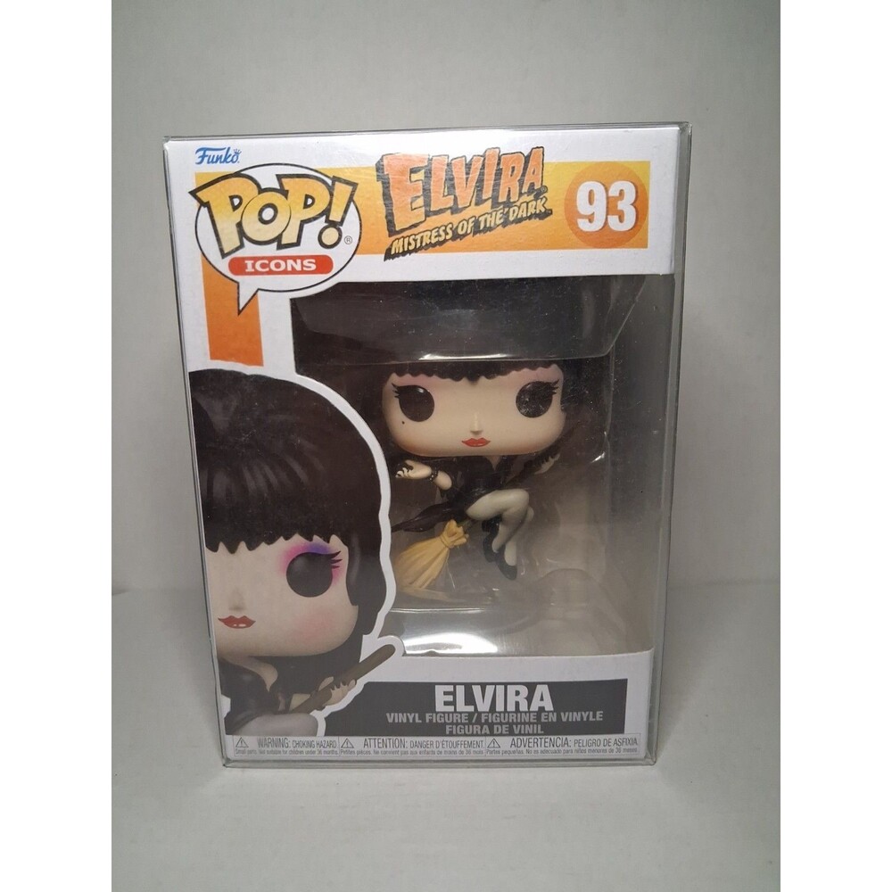 Funko Pop! Vinyl: Elvira, Mistress of the Dark - Elvira #93( In Protector )!